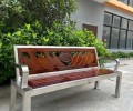 固阳县生产复古户外简约公园椅