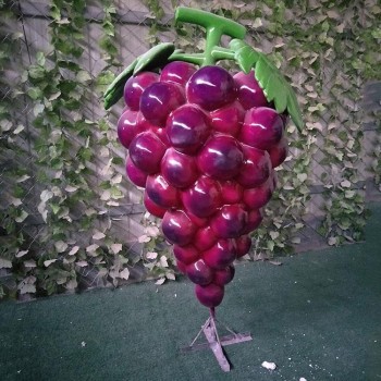 吉林广场玻璃钢仿真水果雕塑定制