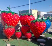 新疆广场玻璃钢仿真水果雕塑定做