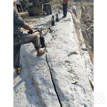 大理石免爆破開采劈裂機