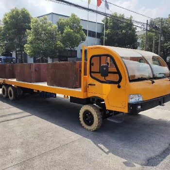 8噸電動(dòng)平板貨車PC構(gòu)件搬運(yùn)車
