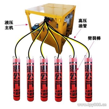 河北石家庄气动型愚公斧液压破石机费用劈裂机