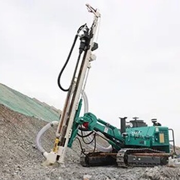 遼寧KS669履帶式潛孔鉆機全液壓挖礦鉆機