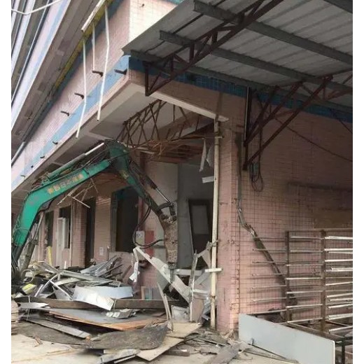 广东汕尾承接房屋拆除多少钱,老旧城区拆除