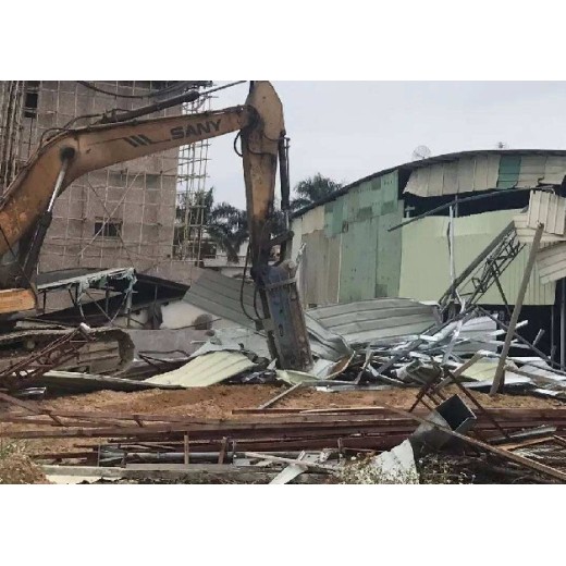 广东珠海房屋拆除怎么收费,拆除废厂房