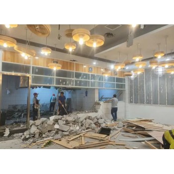 广东广州承接房屋拆迁价格多少,饭店拆除
