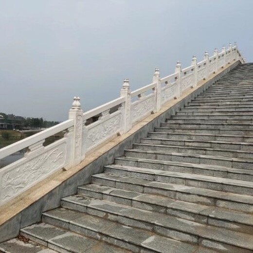 贵州景观花岗岩石栏杆按尺寸定制