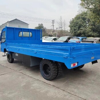襄陽(yáng)10噸電動(dòng)平板搬運(yùn)車電動(dòng)平板貨車