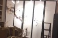 崇文赛勒尔无框玻璃隔断移动隔墙设计厂家80型玻璃门