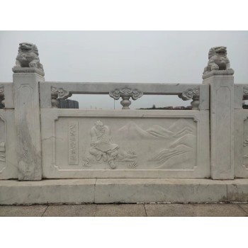上海景区园林景观石栏杆多少钱一米景区石栏杆