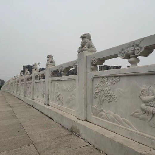 重慶景區(qū)園林景觀石欄桿定做景觀橋石欄桿
