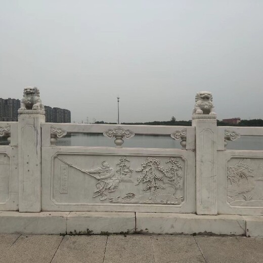 云南園林景觀石欄桿廠家直供景觀橋石欄桿