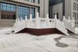 上海学校升旗台石栏杆厂家电话石雕升旗台