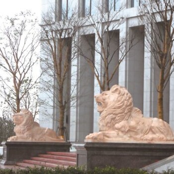 安徽園林石雕動物價格石雕獅子