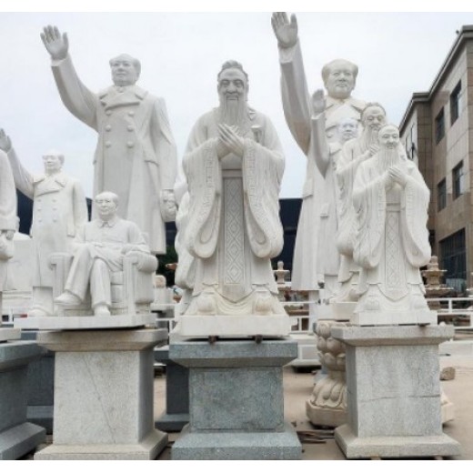 广西广场石雕人物生产厂家石雕人像