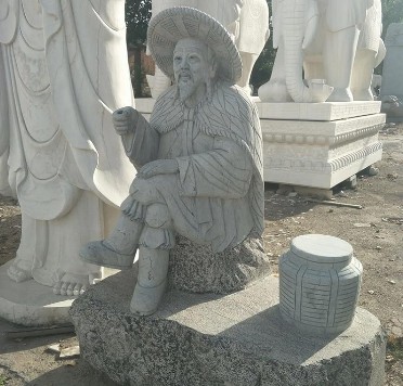 广西户外石雕人物厂家直供石雕人像