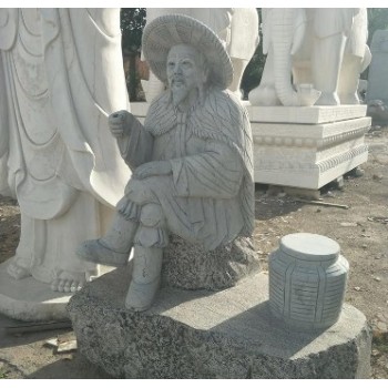 吉林公园石雕人物定做石雕人像