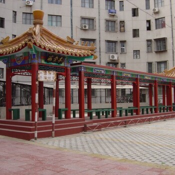 岐山縣古建長廊仿古走廊設(shè)計(jì)施工制作