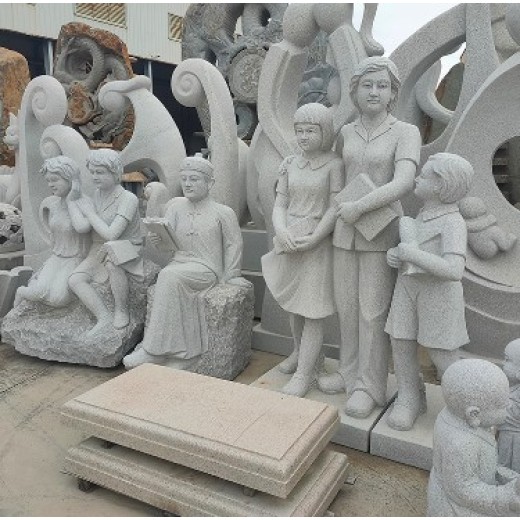 四川公园石雕人物生产厂家石雕人像