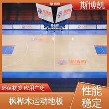 斯博凱籃球館運動地板C級面板震孔正反面設計在線接單性價比高圖片