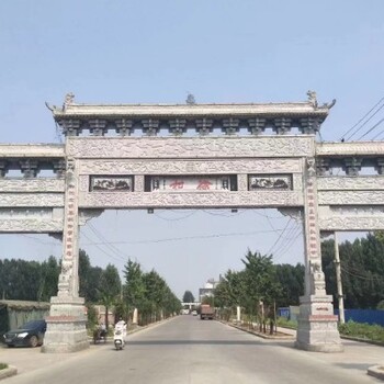 安徽寺廟石牌坊廠家，石牌樓