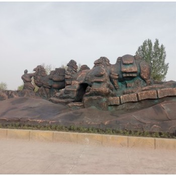 西藏广场水泥雕塑按尺寸定制造型水泥雕塑