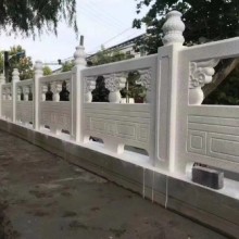 黑龙江桥梁石栏杆按尺寸定制，石雕栏杆图片