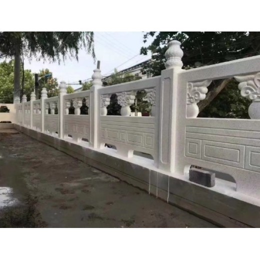 黑龙江桥梁石栏杆按尺寸定制，石雕栏杆