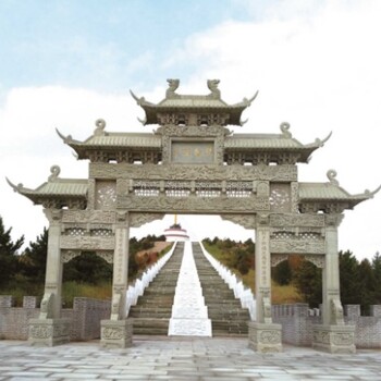 青海景觀石牌坊廠家，石牌樓