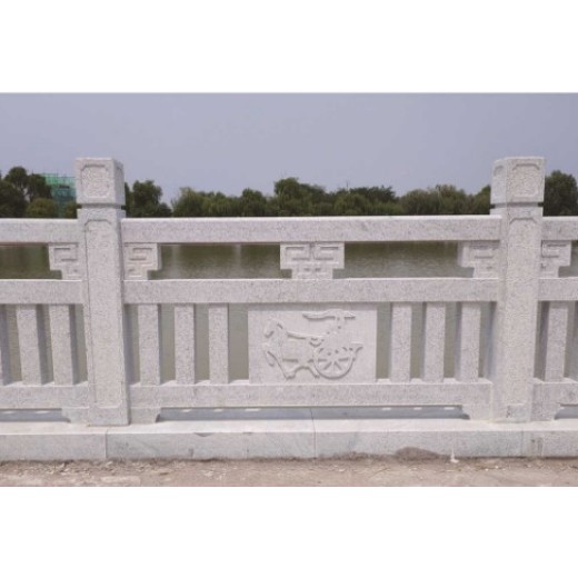 北京桥梁石栏杆厂家电话，石雕栏杆