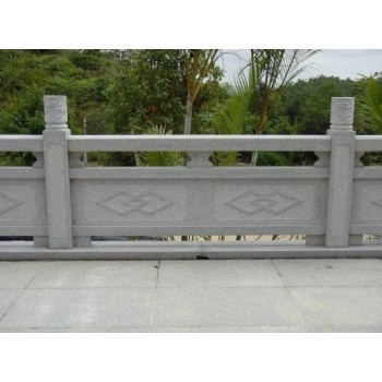 西藏桥梁石栏杆定制，石雕栏杆
