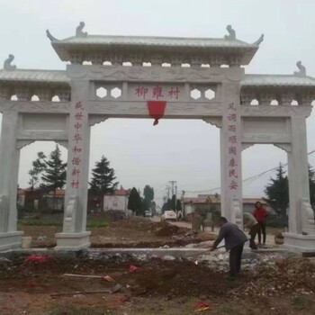 安徽寺廟石牌坊廠家，石牌樓