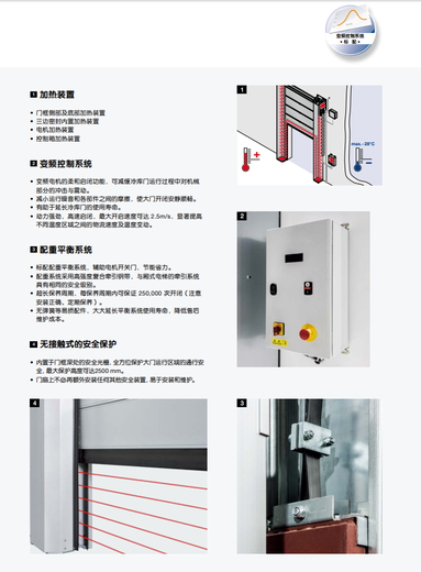 聊城出售冷庫快速門報價