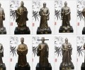 江西广场铸铜雕塑按尺寸定制铜雕人物
