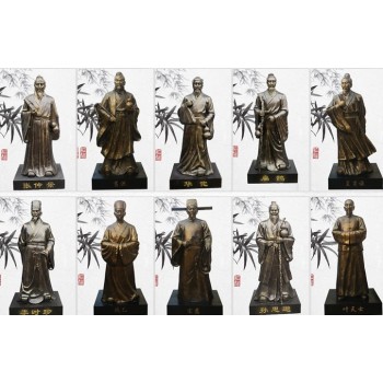 北京景区铸铜雕塑厂家铜雕人物