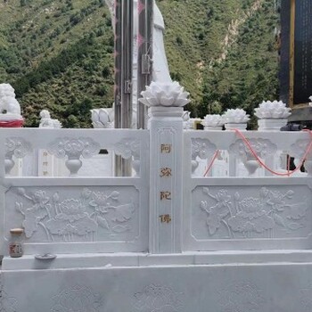 遼寧戶外寺廟石欄桿定做