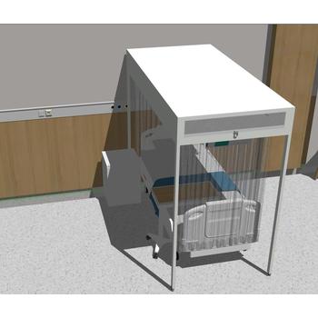 康联宏德牌层流罩护理层流消毒罩单人无菌室空气净化床空气洁净过滤资质