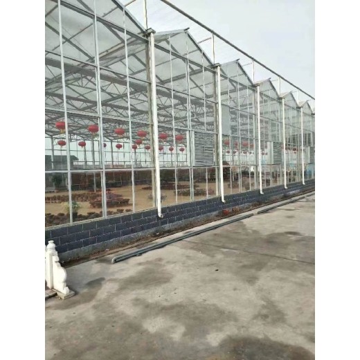 北京简易玻璃温室搭建玻璃连栋温室