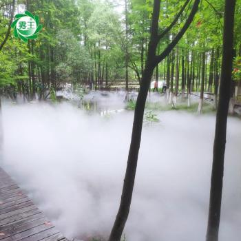 连廊雾森系统庭院小区雾森系统公园造雾用高压冷雾机
