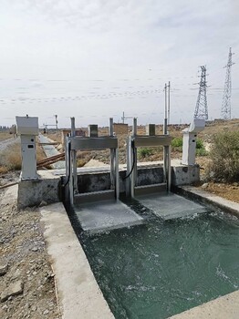 吉林地区田间节水灌溉河道闸门控制一体化闸门