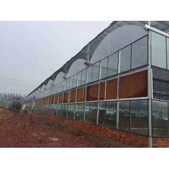 甘肃玻璃温室承接厂家玻璃连栋温室