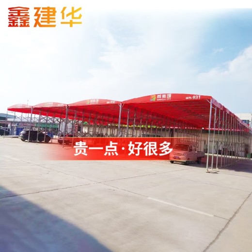 南京电动伸缩雨棚通道雨棚工厂自产自销户外推拉雨棚