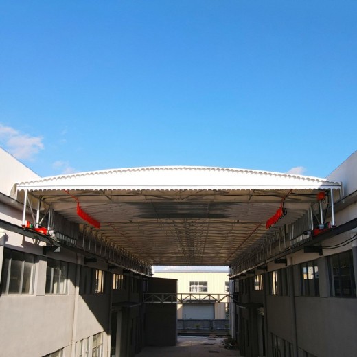 南京工厂过道防雨篷通道雨棚欢迎点击咨询移动折叠雨棚