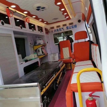 秦皇岛到外省的长途救护车,跨省运送患者服务,