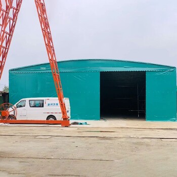 南京电动推拉雨棚通道雨棚工厂搭建速度快移动式防雨棚