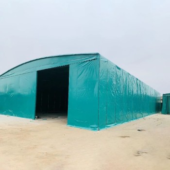 南京电动伸缩雨棚通道雨棚安装测量一站式活动厂房仓库棚