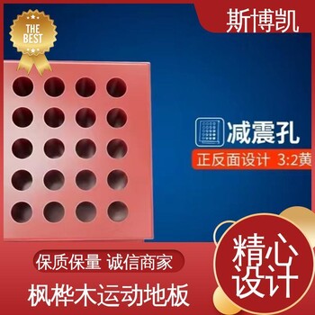斯博凱運(yùn)動(dòng)木地板滾動(dòng)負(fù)荷＞1500N環(huán)保材質(zhì)綠色安全