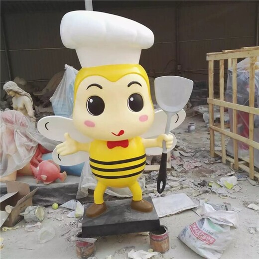 玻璃鋼卡通蜜蜂雕塑大全,卡通小動(dòng)物雕塑