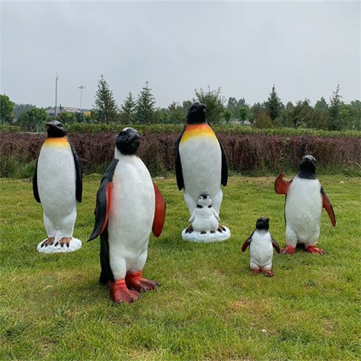 保定市户外企鹅雕塑报价及图片