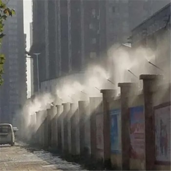 重庆围挡喷淋图片,厂房车间造雾喷淋